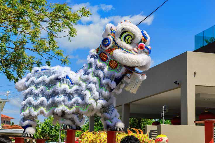 Thăng Long Show nhận múa lân tại Thành Phố Tuyên Quang