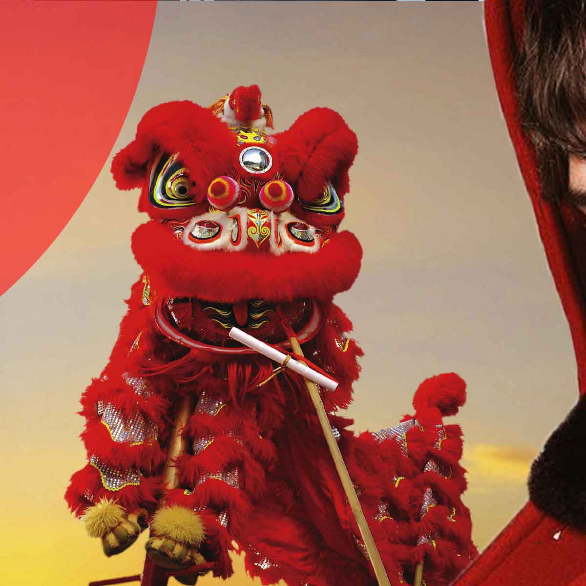 Đội Lân Sư Rồng Bạch Hổ biểu diễn lân trung thu