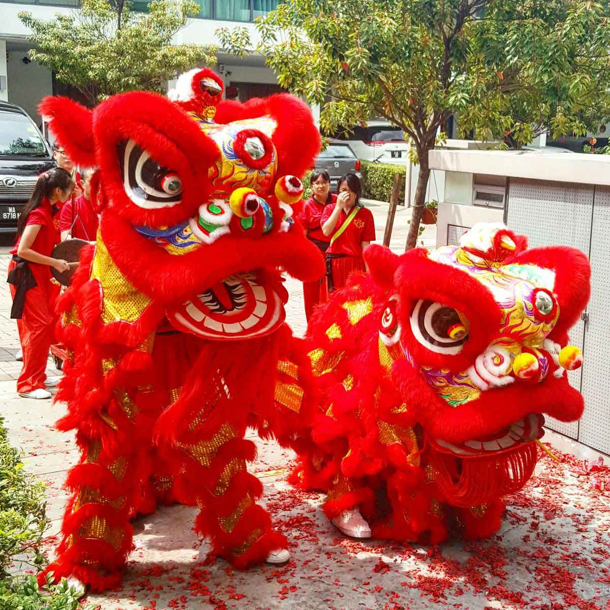 Thuê múa lân khai trương Hải Phòng