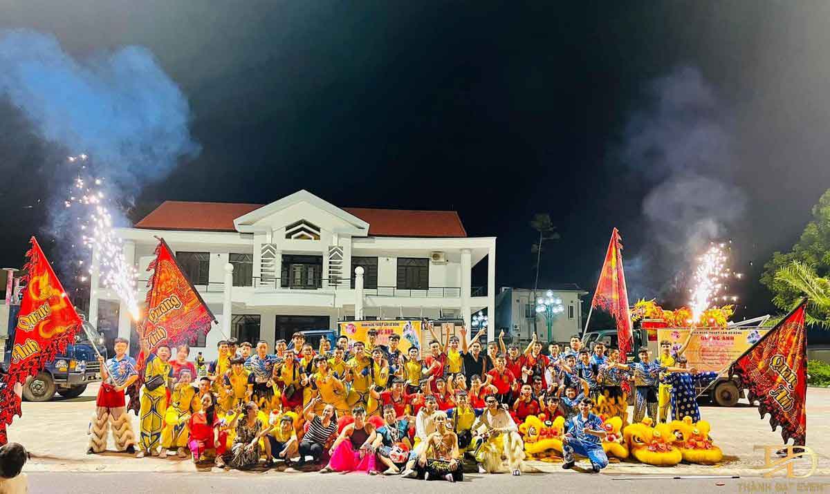 Đơn vị cho thuê múa lân khai trương Cẩm Lệ