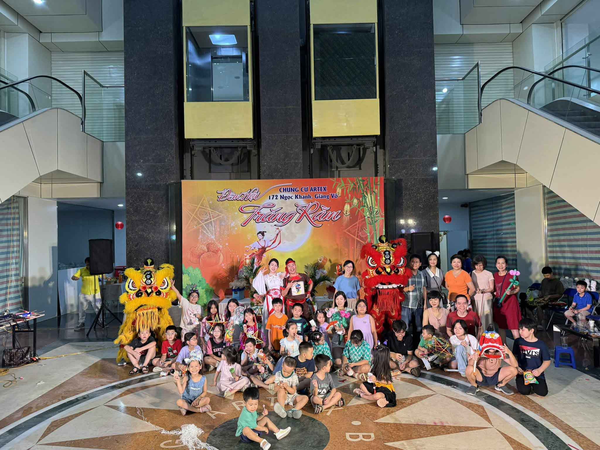 Cho thuê múa lân Trung Thu tại chung cư